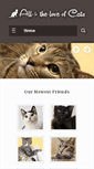 Mobile Screenshot of all4theloveofcats.com