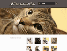 Tablet Screenshot of all4theloveofcats.com